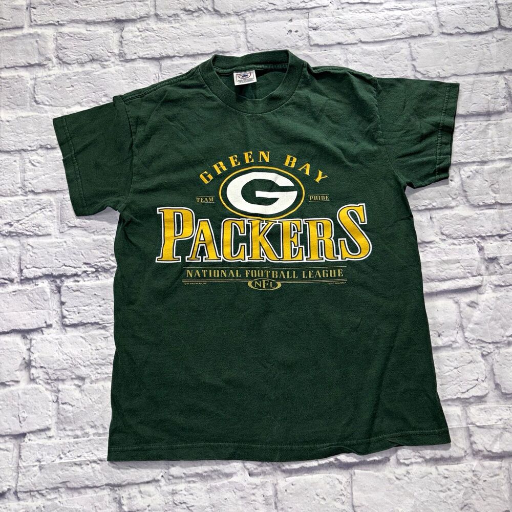 Delta Pro Weight Green Bay Packers NFL Boys Youth L Green Yellow White Shirt